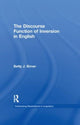Book cover of: Discourse Function of Inversion in English