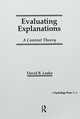 Book cover of: Evaluating Explanations. By: David B. Leake