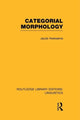 Book cover of: Categorial Morphology. By: Jack Hoeksema