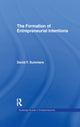 Book cover of: Forming Entrepreneurial Intentions. By: David F. Summers