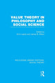 Book cover of: Value Theory in Philosophy and Social Science (RLE Social Theory). By: James Benjamin Wilbur