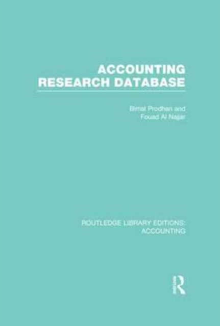 Accounting Research Database (RLE Accounting)
