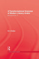 Book cover of: Transformational Grammar Of Modern Literary Arabic. By: Kebbe