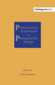 Book cover of: Phonological Acquisition and Phonological Theory. By: John Archibald