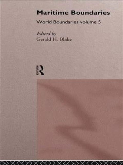 Book cover of: Maritime Boundaries. By: Gerald H. Blake