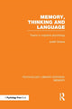 Book cover of: Memory, Thinking and Language (PLE: Memory). By: Judith Greene