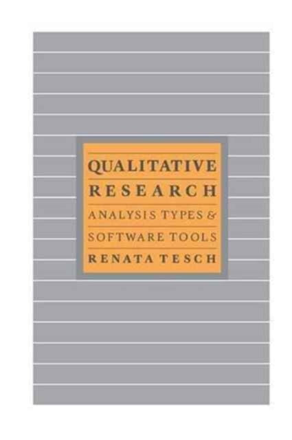 Book cover of: Qualitative Types:Analysis Typ