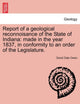Book cover of: Report of a Geological Reconnoisance of the State of Indiana