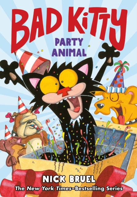 Book cover of: Bad Kitty: Party Animal (Graphic Novel). By: Nick Bruel