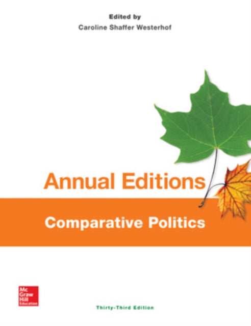 Book cover of: Annual Editions: Comparative Politics. By: Caroline Westerhof