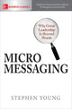 Book cover of: Micromessaging: Why Great Leadership is Beyond Words. By: Stephen Young