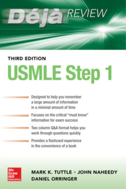 Book cover of: Deja Review USMLE Step 1 3e. By: Mark Tuttle