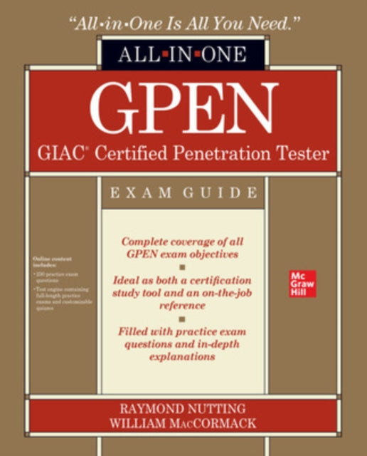 Book cover of: GPEN GIAC Certified Penetration Tester All-in-One Exam Guide. By: Mirza Ahmed