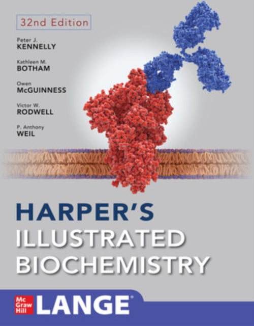 Book cover of: Harper's Illustrated Biochemistry, Thirty-Second Edition. By: Peter J. Kennelly