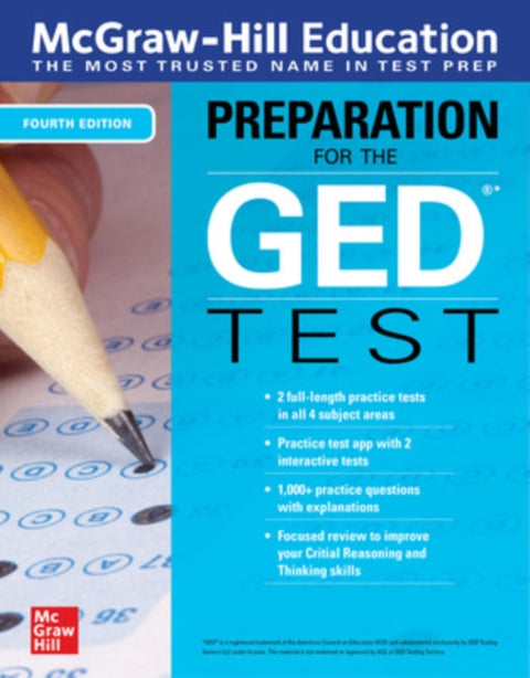McGraw-Hill Education Preparation for the GED Test, Fourth Edition