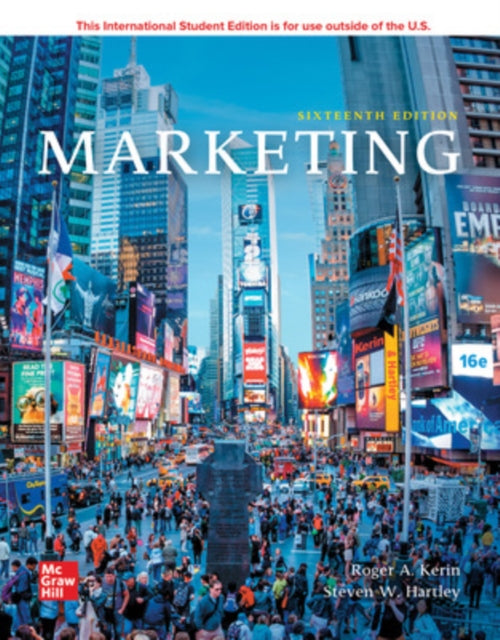 Book cover of: Marketing ISE. By: KERIN
