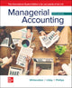 Book cover of: Managerial Accounting ISE. By: WHITECOTTON