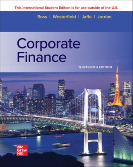 Book cover of: Corporate Finance ISE. By: ROSS