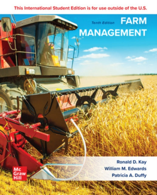 Book cover of: Farm Management ISE. By: KAY
