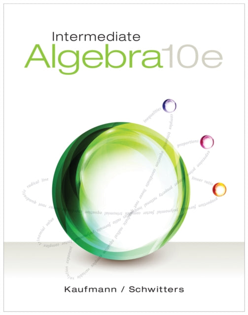 Book cover of: Intermediate Algebra. By: Jerome E. Kaufmann