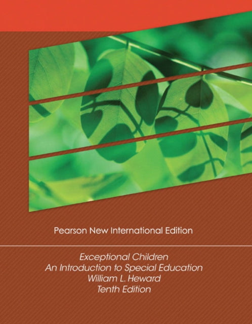 Book cover of: Exceptional Children: An Introduction to Special Education. By: William L. Heward
