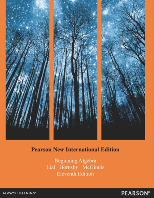 Book cover of: Beginning Algebra. By: Margaret L. Lial