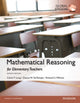 Book cover of: Mathematical Reasoning for Elementary School Teachers, Global Edition. By: Calvin T. Long