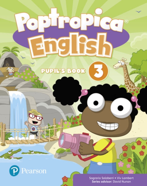 Book cover of: Poptropica English Level 3 Pupil's Book. By: Sagrario Salaberri