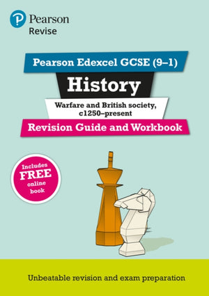 Pearson REVISE Edexcel GCSE History Warfare and British Society Revision Guide and Workbook incl. online revision and quizzes - for 2025 and 2026 exams