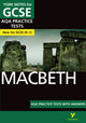 Macbeth AQA Practice Tests York Notes GCSE - for 2026, 2027 exams 9781292236827 Alison Powell