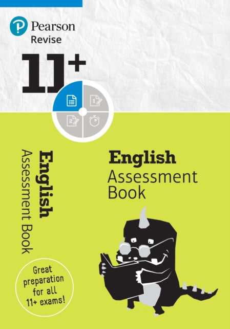 Book cover of: Pearson REVISE 11+ English Assessment Book - for 2026, 2027 exams. By: Grant, David