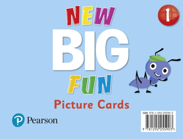 Book cover of: New Big Fun - (AE) - 2nd Edition (2019) - Picture Cards - Level 1