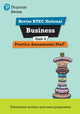 Book cover of: Pearson REVISE BTEC National Business Practice Assessments Plus U3 - for 2025 exams. By: Steve Jakubowski