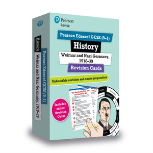 Pearson REVISE Edexcel GCSE History Weimar and Nazi Germany Revision Cards - for 2025 exams