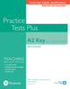 Book cover of: Cambridge English Qualifications: A2 Key (Also suitable for Schools) Practice Tests Plus. By: Rosemary Aravanis
