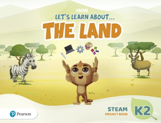 Book cover of: Let's Learn About the Earth (AE) - 1st Edition (2020) - STEAM Project Book - Level 2 (the Land)