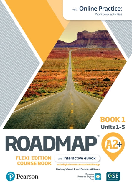 Book cover of: Roadmap A2+ Flexi Edition Course Book 1 with eBook and Online Practice Access. By: Lindsay Warwick