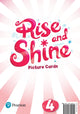 Book cover of: Rise and Shine (AE) - 1st Edition (2021) - Picture cards - Level 4