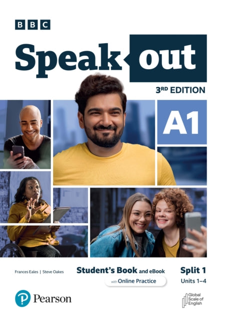 Book cover of: Speakout 3ed A1 Student’s Book and eBook with Online Practice Split 1. By: Frances Eales