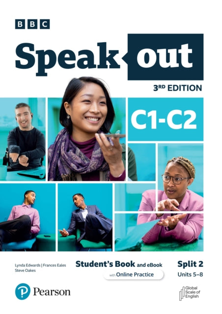 Book cover of: Speakout 3ed C1–C2 Student’s Book and eBook with Online Practice Split 2. By: Lynda Edwards