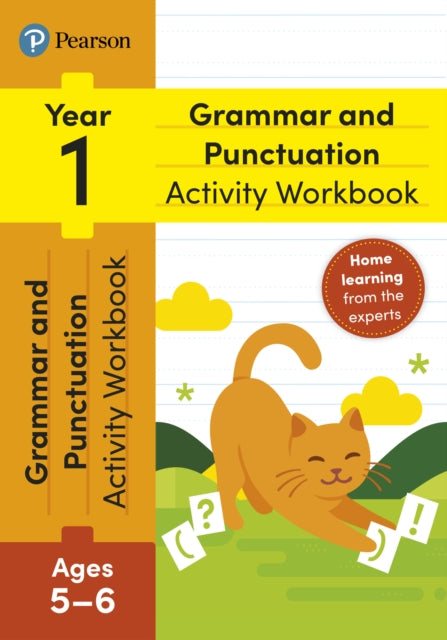 Book cover of: Pearson Learn at Home Grammar & Punctuation Activity Workbook Year 1