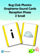 Book cover of: Bug Club Phonics Grapheme-Sound Cards Reception Phase 2 (Small)