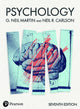 Book cover of: Psychology. By: G. Martin