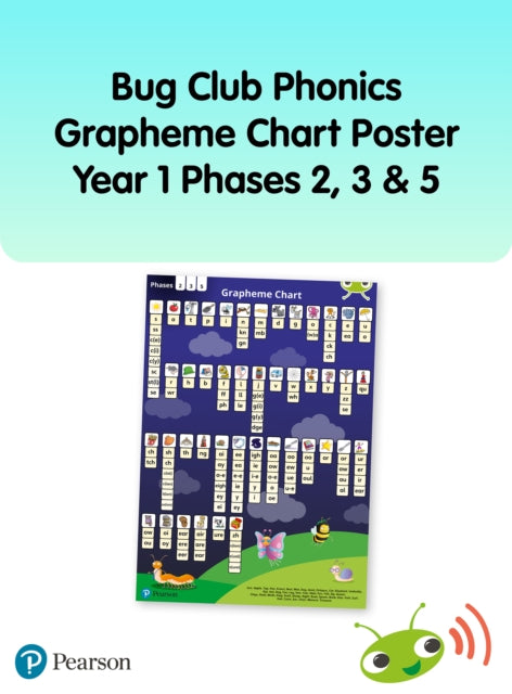 Book cover of: Bug Club Phonics Grapheme Year 1 Poster