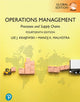 Book cover of: Operations Management: Processes and Supply Chains, Global Edition. By: Lee Krajewski