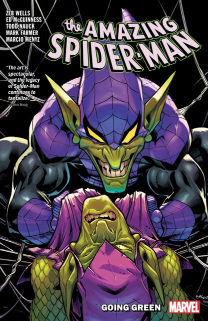 Book cover of: Amazing Spider-Man by Zeb Wells Vol. 11: Going Green. By: Zeb Wells