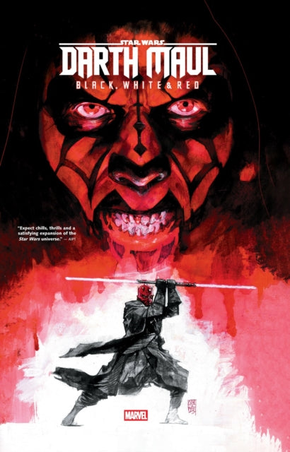 Book cover of: Star Wars: Darth Maul - Black, White & Red Treasury Edition. By: Greg Pak