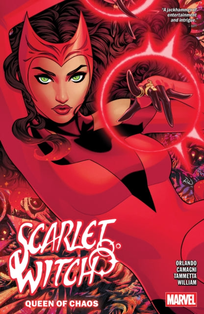 Book cover of: Scarlet Witch by Steve Orlando Vol. 4: Queen of Chaos. By: Steve Orlando