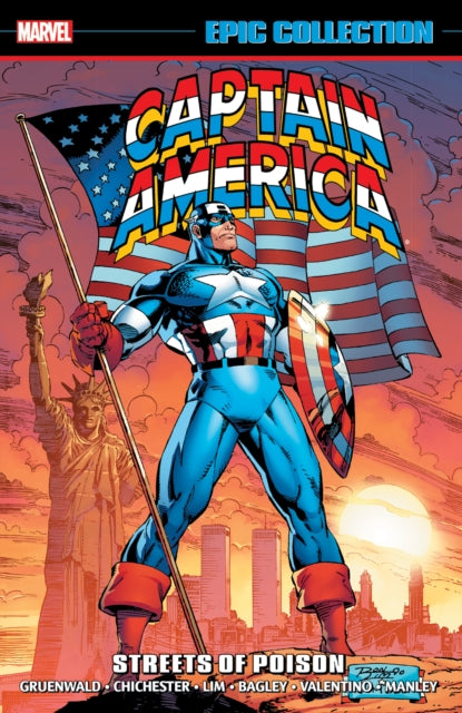 Book cover of: Captain America Epic Collection: Streets of Poison (New Printing). By: Mark Gruenwald