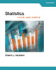 Book cover of: Statistics Plain and Simple. By: Sherri L. Jackson